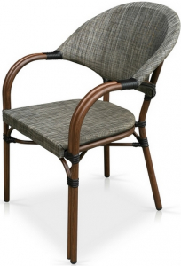 Комплект плетеной мебели Afina T130/C029-TX 70x70 4Pcs текстилен серо-бежевый Фото 3