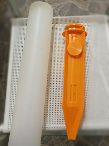 Крепление для установки зонта в грунт Magnani Agojet пластик оранжевый Фото 5