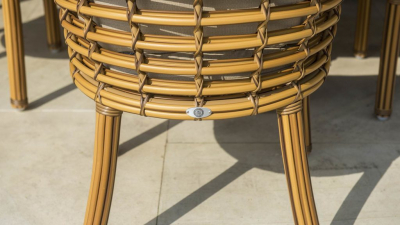 Комплект плетеной мебели Skyline Design Villa алюминий, искусственный ротанг, sunbrella натуральный, бежевый Фото 5
