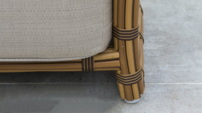 Кресло плетеное с подушками Skyline Design Villa алюминий, искусственный ротанг, sunbrella натуральный, бежевый Фото 7