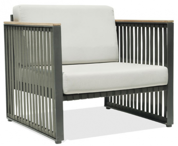 Комплект мебели Skyline Design Horizon алюминий, тик, полиэстер, sunbrella черный, темно-серый, бежевый, натуральный Фото 5