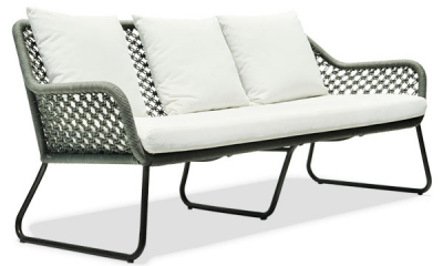 Комплект плетеной мебели Skyline Design Moma алюминий, полиэстер, sunbrella, закаленное стекло черный, антрацит, бежевый Фото 5