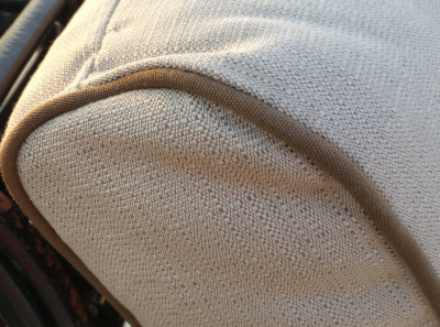 Банкетка плетеная с подушкой Skyline Design Dynasty алюминий, искусственный ротанг, sunbrella белый, бежевый Фото 6