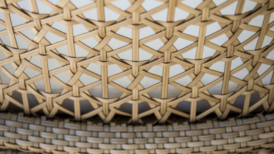 Скамейка плетеная с подушкой Skyline Design Journey алюминий, искусственный ротанг, sunbrella бежевый Фото 9