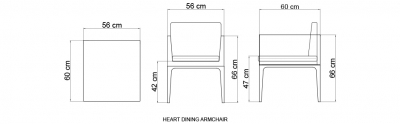 Кресло плетеное с подушками Skyline Design Heart алюминий, искусственный ротанг, sunbrella бежевый Фото 5