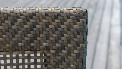 Кресло плетеное с подушкой Skyline Design Madison алюминий, искусственный ротанг, sunbrella бронзовый, бежевый Фото 7