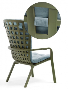 Подушка для кресла Nardi Folio акрил зеленый Фото 17