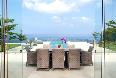 Комплект плетеной мебели Skyline Design Cielo алюминий, искусственный ротанг, sunbrella бежевый Фото 10