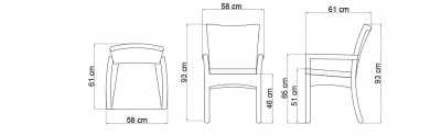 Кресло плетеное с подушкой Skyline Design Ria алюминий, искусственный ротанг, sunbrella мокка, бежевый Фото 5