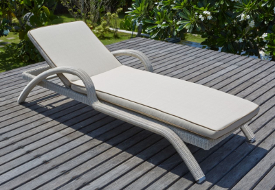 Комплект плетеной мебели Skyline Design Calderan алюминий, искусственный ротанг, sunbrella белый, бежевый Фото 7