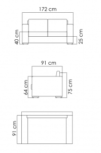 Диван плетеный двухместный с подушками Skyline Design Cuatro алюминий, искусственный ротанг, sunbrella бронзовый, бежевый Фото 4