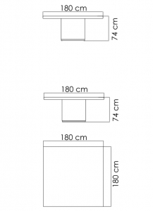 Стол плетеный со стеклом Skyline Design Pacific алюминий, искусственный ротанг, закаленное стекло мокка Фото 3