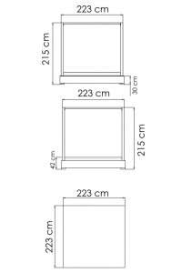 Лежак плетеный двухместный с матрасом Skyline Design Macarena алюминий, sunbrella бежевый Фото 2