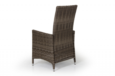 Кресло плетеное BraFab Ninja Brown алюминий, искусственный ротанг коричневый Фото 3