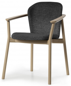 Кресло деревянное с обивкой Scab Design Natural Finn ясень, ткань Фото 1