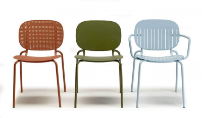Стул металлический Scab Design Si-Si сталь оливковый Фото 7