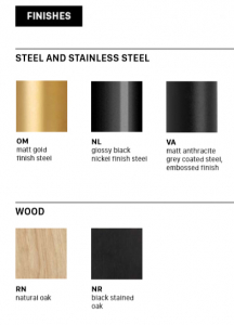 Табурет деревянный полубарный Scab Design Trick Wood сталь, дуб черный глянцевый никель, натуральный дуб Фото 3
