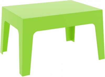 Столик пластиковый журнальный Siesta Contract Box Table полипропилен зеленый Фото 1
