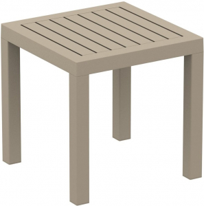 Столик пластиковый для лежака Siesta Contract Ocean Side Table пластик бежевый Фото 1