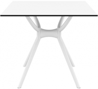 Стол пластиковый Siesta Contract Air Table 80 пластик, ламинат HPL белый Фото 10