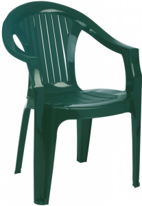 Кресло пластиковое Siesta Garden Lola пластик зеленый Фото 1