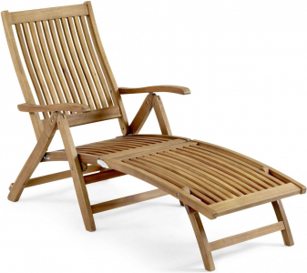 Кресло-шезлонг деревянное BraFab Everton акация коричневый Фото 1