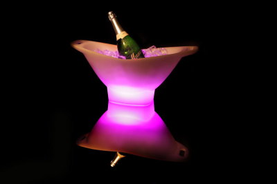 Кулер для бутылок светящийся Imagilights Champagne полиэтилен белый Фото 9