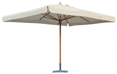 Зонт профессиональный 3.5х3.5 м Scolaro Palladio Standard дерево ироко, акрил натуральный, слоновая кость Фото 7