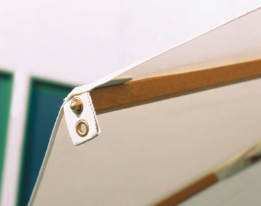 Зонт профессиональный Ø3.5 м Scolaro Palladio Standard дерево ироко, акрил натуральный, слоновая кость Фото 6
