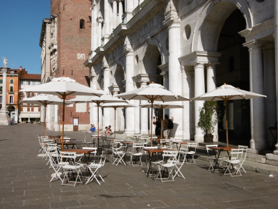 Зонт профессиональный Ø3.5 м Scolaro Palladio Standard дерево ироко, акрил натуральный, слоновая кость Фото 12