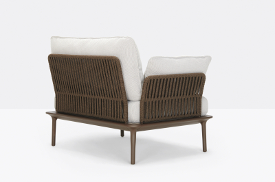 Кресло с подушками PEDRALI Reva Twist P алюминий, роуп, ткань Фото 5