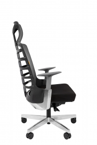 Кресло компьютерное Chairman Spinelly металл, пластик, сетка, ткань, пенополиуретан черный Фото 5