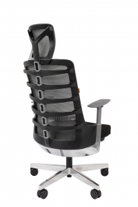 Кресло компьютерное Chairman Spinelly металл, пластик, сетка, ткань, пенополиуретан черный Фото 6