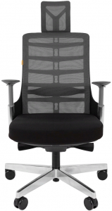 Кресло компьютерное Chairman Spinelly металл, пластик, сетка, ткань, пенополиуретан черный Фото 2