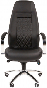 Кресло компьютерное Chairman 950 металл, пластик, экокожа, пенополиуретан, синтепон черный Фото 2