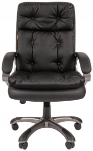 Кресло компьютерное Chairman 442 металл, пластик, экокожа, пенополиуретан черный Фото 2