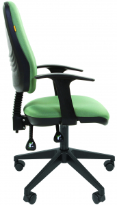 Кресло компьютерное Chairman 661 металл, пластик, ткань, пенополиуретан черный, зеленый Фото 4