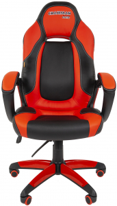 Кресло компьютерное Chairman Game 20 металл, пластик, экокожа, пенополиуретан черный/красный Фото 2