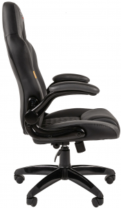 Кресло компьютерное Chairman Game 15 металл, пластик, экокожа, пенополиуретан черный/серый Фото 4