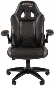 Кресло компьютерное Chairman Game 15 металл, пластик, экокожа, пенополиуретан черный/серый Фото 2
