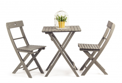 Стул деревянный Garden Relax Grigia акация серый Фото 3