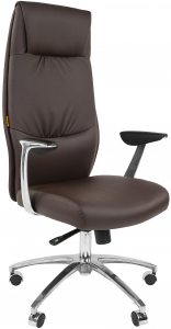 Кресло компьютерное Chairman Vista металл, экокожа, пенополиуретан коричневый Фото 1