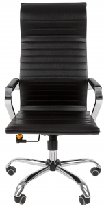 Кресло компьютерное Chairman 701 Эко металл, экокожа, пенополиуретан черный Фото 2
