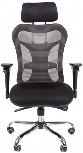 Кресло компьютерное Chairman 769 металл, пластик, ткань, сетка, пенополиуретан черный Фото 2