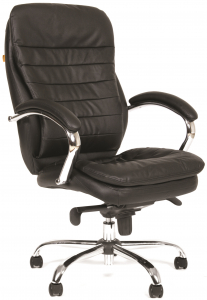 Кресло компьютерное Chairman 795 металл, кожа, пенополиуретан черный Фото 1