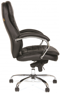 Кресло компьютерное Chairman 795 металл, кожа, пенополиуретан черный Фото 4