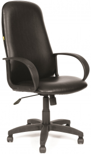 Кресло компьютерное Chairman 279 Эко металл, пластик, экокожа, пенополиуретан черный Фото 1