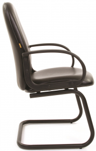 Кресло офисное для посетителей Chairman 279 V Эко металл, пластик, экокожа, пенополиуретан черный Фото 4
