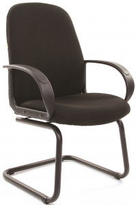 Кресло офисное для посетителей Chairman 279 V JP металл, пластик, ткань, пенополиуретан черный Фото 1