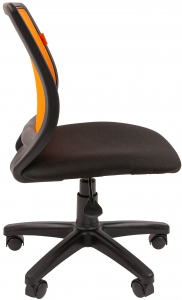 Кресло компьютерное Chairman 699 Б/Л металл, пластик, ткань, сетка, пенополиуретан черный, оранжевый Фото 4